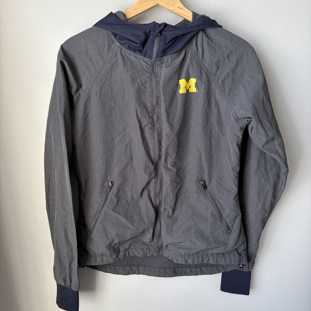 Colosseum Windbreaker Jacket Women's Michigan University Size Small- Sports
